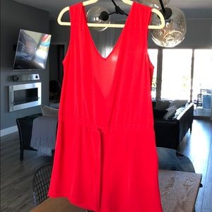 Zara romper - coral red (M)